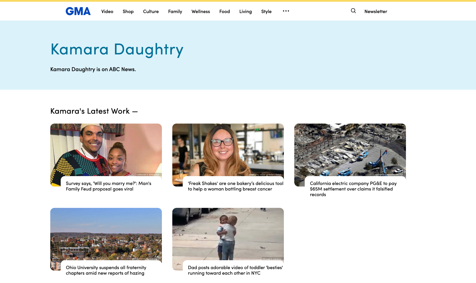 Kamara Daughtry featured on Good Morning America